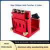Wooden Board Punching Fixing Tool Aluminum Alloy Woodworking Drilling Positioner Adjustable Oblique Hole Locator