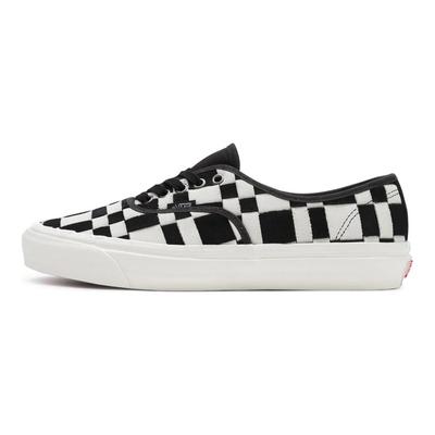 Authentic 44 DX Woven Check - Black White Unisex Sneakers VN0A4BVYBA2