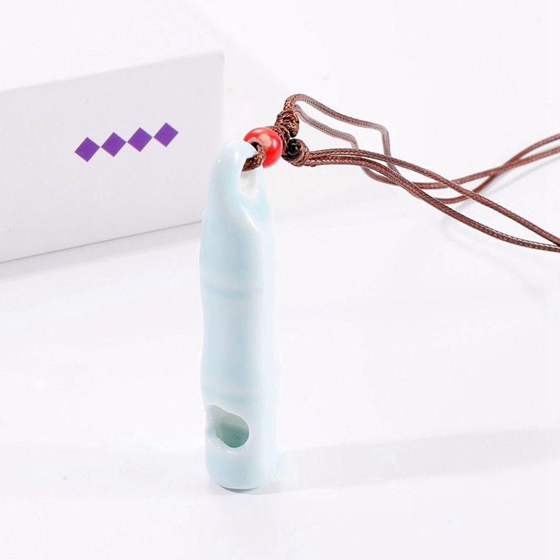 

Цзиндэчжэнь Бамбук Можно Дуть Женские Аксессуары Bamboo Light Blue Whistle