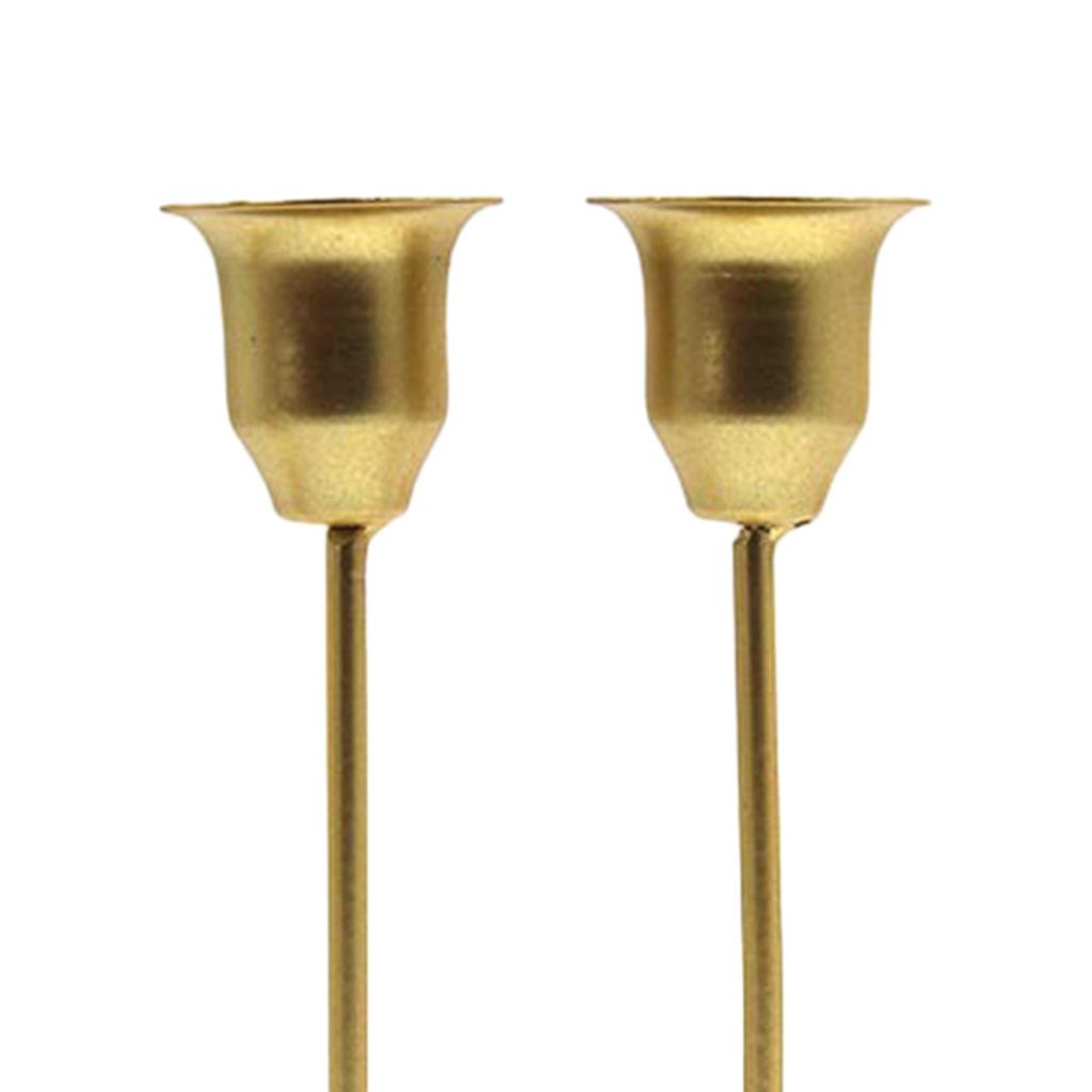 Candle Holder for Pillar Candles Ornament 2 Arm Dining Table Candlestick Candelabra Candle Stick Holder for Tabletop Decor