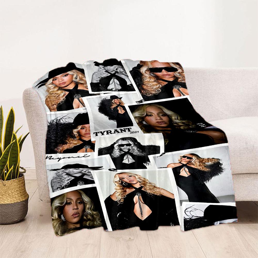 Beyoncé Blankets Are Suitable for Living Rooms,making Them an Ideal Choice for Outdoor Travel and Gifts.