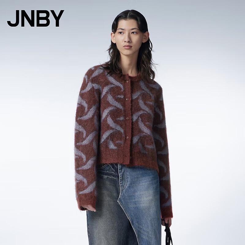 JNBY Women's 2023 Winter Jacquard Knit Sweater
