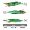 10PCS 3.5 Pesca Squid Jigging Hooks Wood Shrimp Jig Lure Artificial Bait 13.8Cm-18.6G Octopus Cuttlefish Fishing Tackle with Rattling