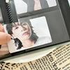 Mini Photo Album 64 Pockets 3-Inch PU Leather Cover Photo Book Commemorative Photo Insert Style Star Album Small Card Storage