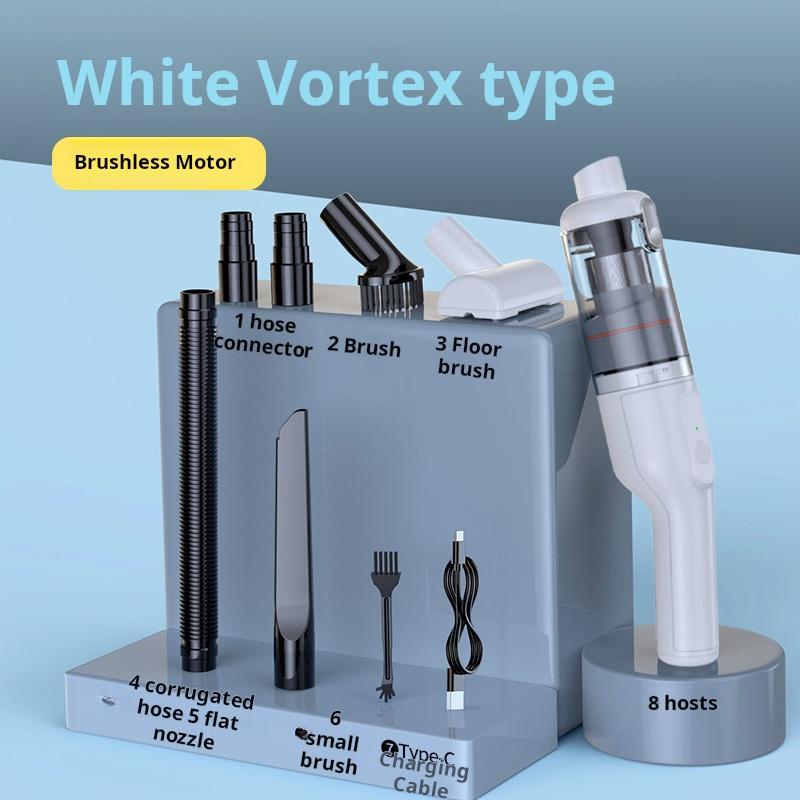 

20000Pa Powerful Car Vacuum Brushless Motor Cordless Compressed Air Blower with Light Home Vehicle Vacuum Cleaner Super Power белый