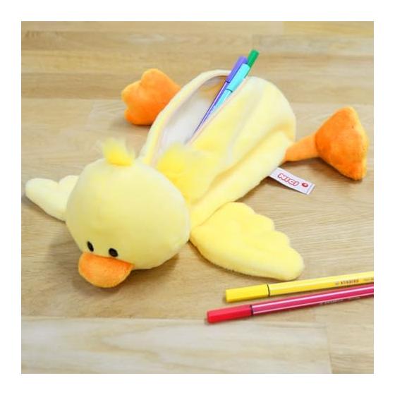 [NICI] Figure Pen Pouch Chick Yellow Pen Case Pencil Case Cosmetic