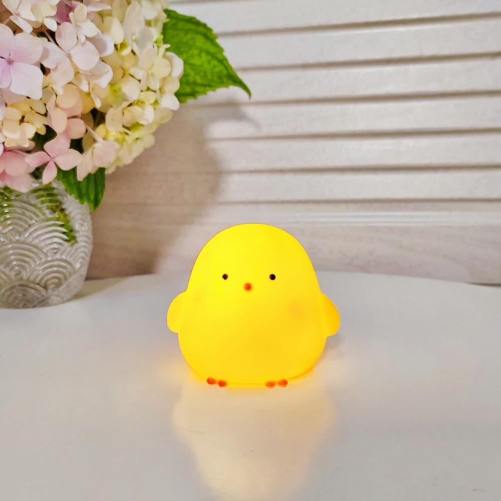 Cartoon Night Light Duck Bedroom Decoration Cute Cartoon Animal Night Light Christmas Gifts For Kids Room Bedside Sleeping Lamp