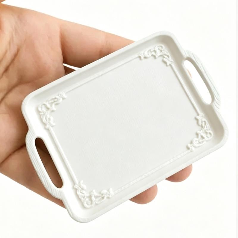 Miniature Scene Decor Household Utensils Kit BPA Free Safe for Toddler Play Toy Home Display Ornament