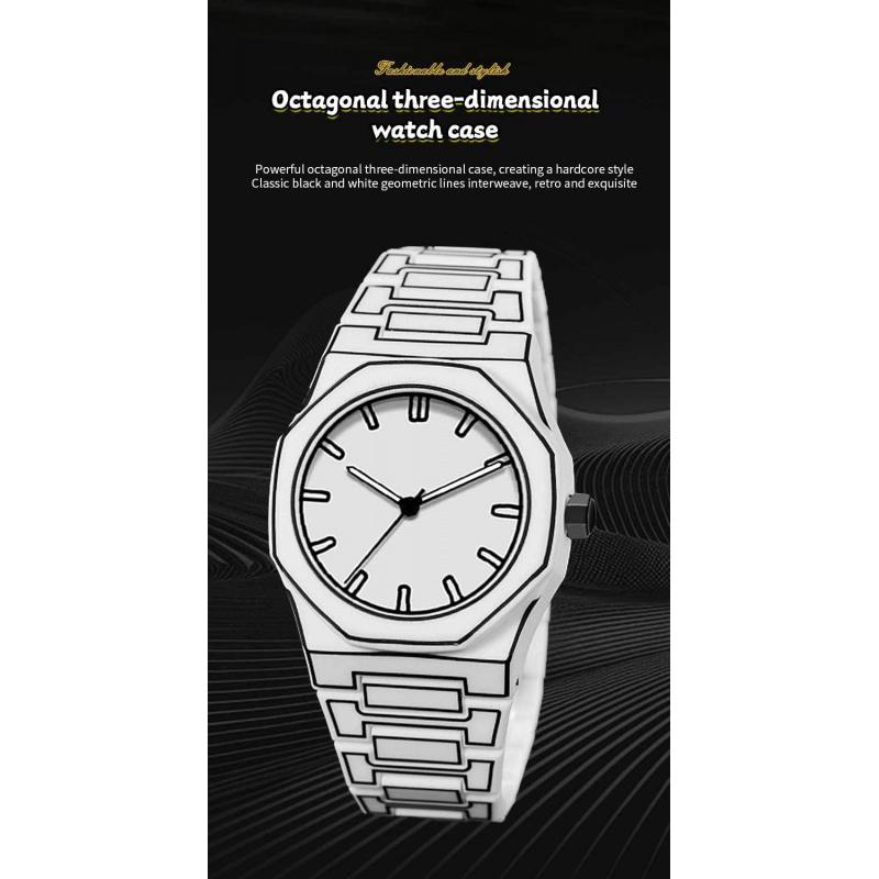 New Men's High-end Waterproof Popular Plastic Men's Waterproof Quartz Watch