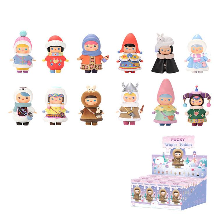 

New POP MART Pucky Winter Baby Collection Mystery Boxes Whole Set 12 Pcs 6972368564897 Whole Set 12 Pcs