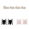18K Gold-Plated Stainless Steel Spider Stud Earrings - Halloween Insect Design