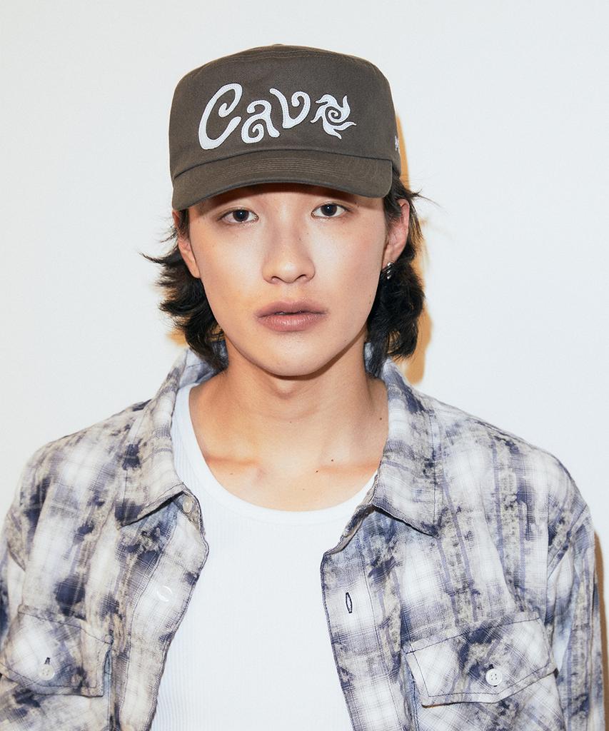 MAHAGRID Cave Pillbox Cap Navy(Mg2Ffmab39A)