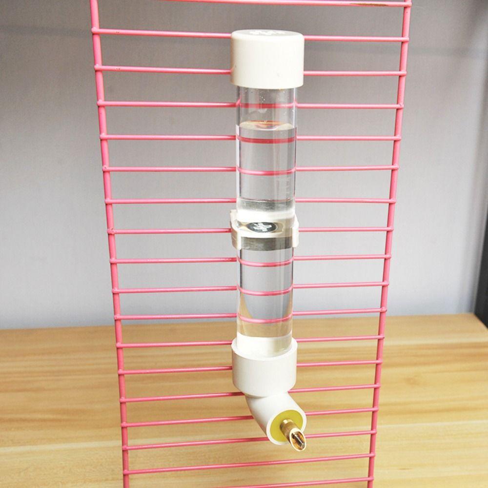Metal/Acrylic/Plastic Automatic Bird Water Feeder 130ML Parrot Water Dispenser  Parakeets