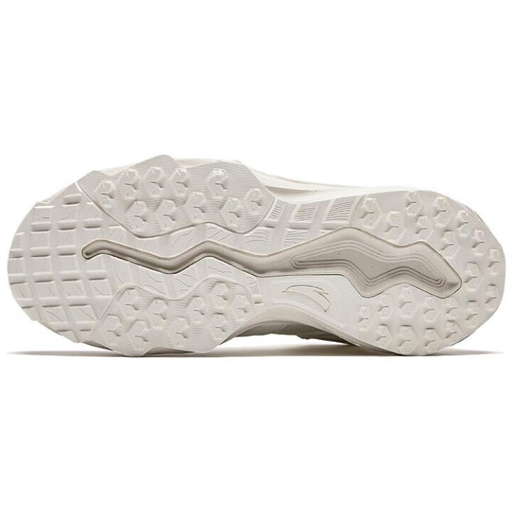 Anta Yueling Slip Resistant Thermal High Top Casual Shoes Women's White Gray 122518965-5