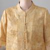 Datang Furen New Chinese Style Embroidered Half-Sleeve Shirt