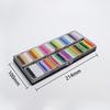 GP Hot Selling Split Cake Paint Face Paint Kit with Stencil Brushes Body Painting Set for Kids DIY