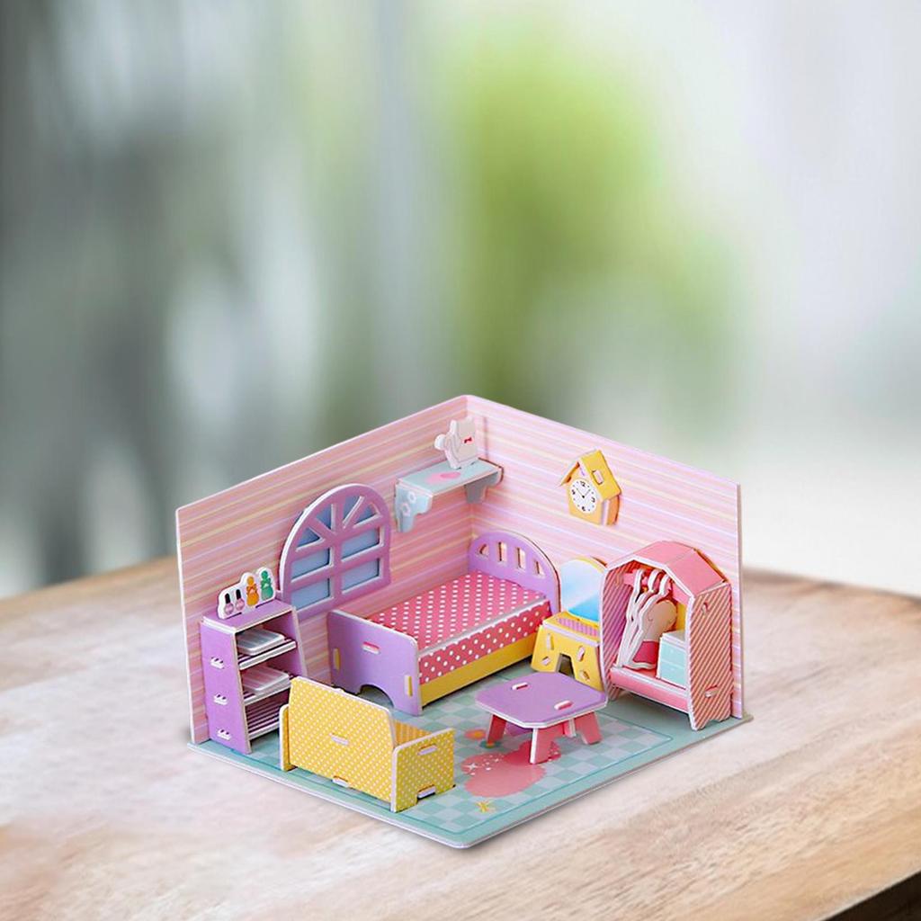 Building Model DIY Kits Paper and Foam Board, Creative Craft, 3D Jigsaw Puzzle Toys for Kids,