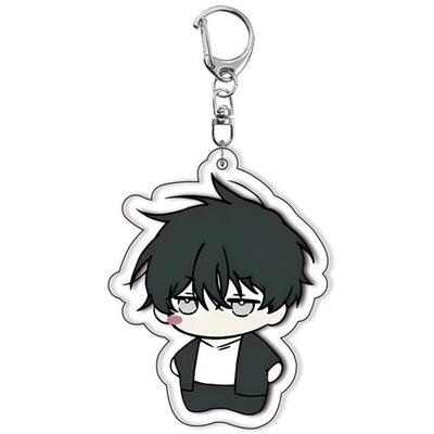 2D Anime Cartoon Acryl Schlüsselanhänger Anhänger , Taschen- und Schlüsseldekoration, Auto-Schlüsselanhänger, Schlüsselanhänger, Perfektes Geschenk für Anime-Enthusiasten