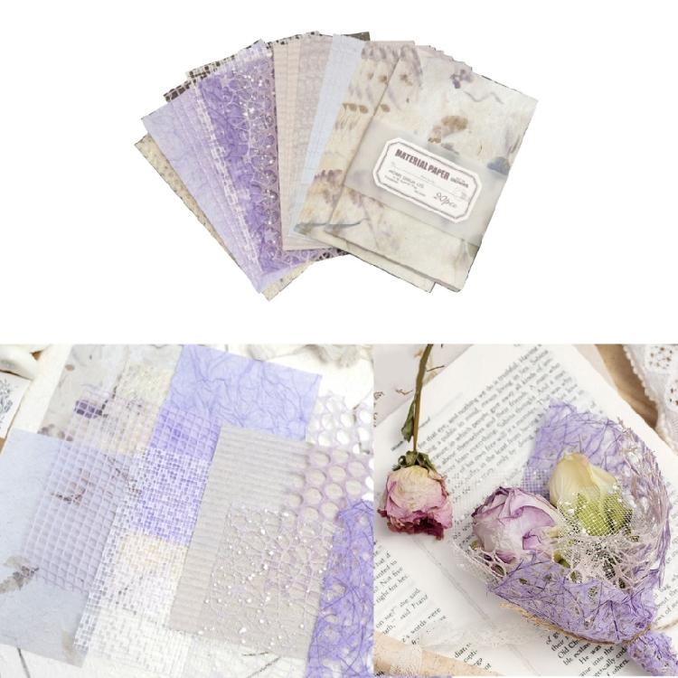 20 Sheets Aesthetic Decorative Paper Scrapbooking Embellishment Paper for Journal Photo Album Picture Frames