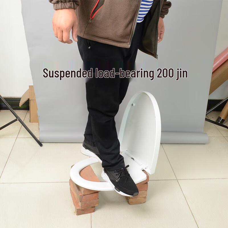 Homeglen Universal Slow-Close Quick-Release Toilet Seat