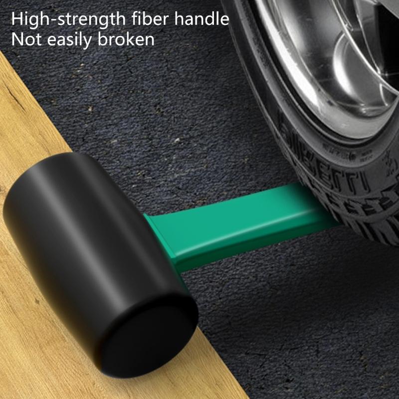 Heavy Duty AntiSlip Rubber Hammer Professional Tile Laying Tool With Ergonomic Grip And Double Head Design Mallets