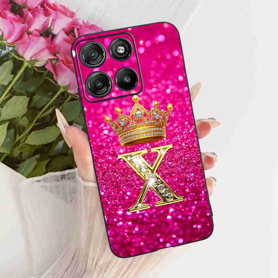 For Motorola Moto G67 Power Case Couple 26 Letters Cover Soft Silicone Phone Cases For Moto G 67 G67 Power Bumper