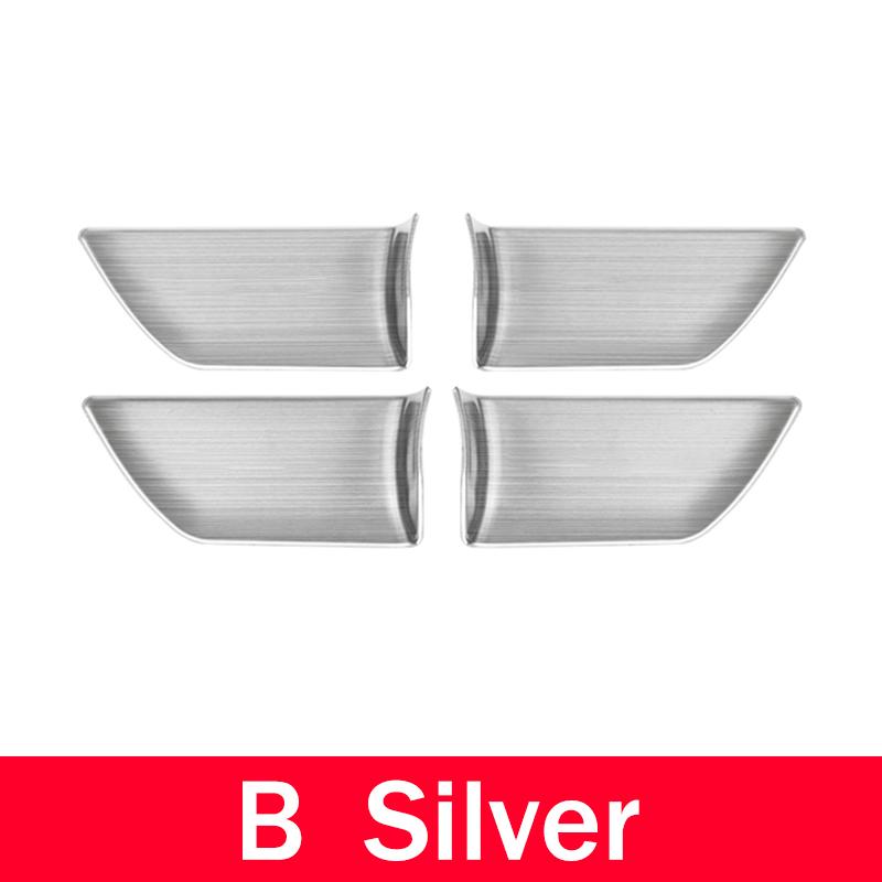 Car Accessories For Toyota Highlander XU70 Kluger 2020-2024 2024 Stainless Inner Door Handle Bowl Cover Decoration Trim Stickers