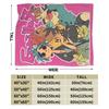 Musikband Gorillaz Crew Flanelldecke Weiche Überwurfdecke für Draußen Flugzeugreisen Mode Tagesdecke Sofa Bettbezug