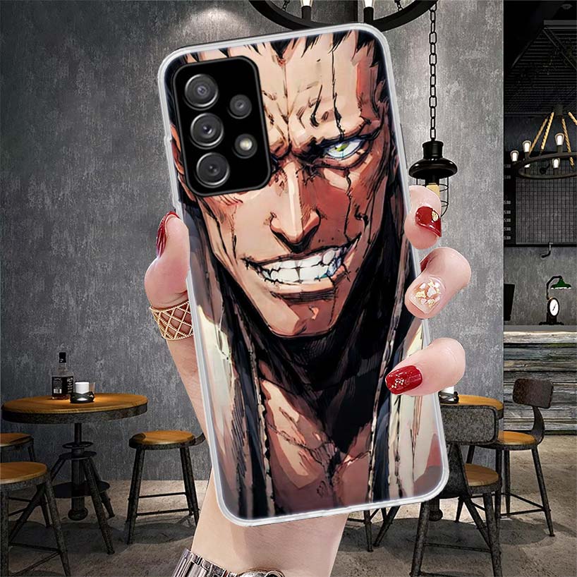 Zaraki Kenpachi Bleach Soft Phone Case For Samsung Galaxy S22 S23 S24 S25 Edge S26 Ultra S20 FE S21 Plus + Fundas Coque Galaxy S