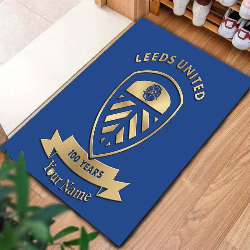 Leeds United Custom Name Carpet Rug for Living Room Bedroom Home Sofa Decoration,Kids Play Non-slip Floor Mat