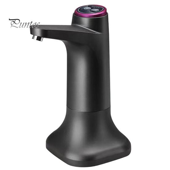 

Электрический диспенсер для воды в бутылке на 5 галлонов, более быстрая откачка, водяной насос, зарядка через USB, портативный диспенсер для кувшина для воды чёрный