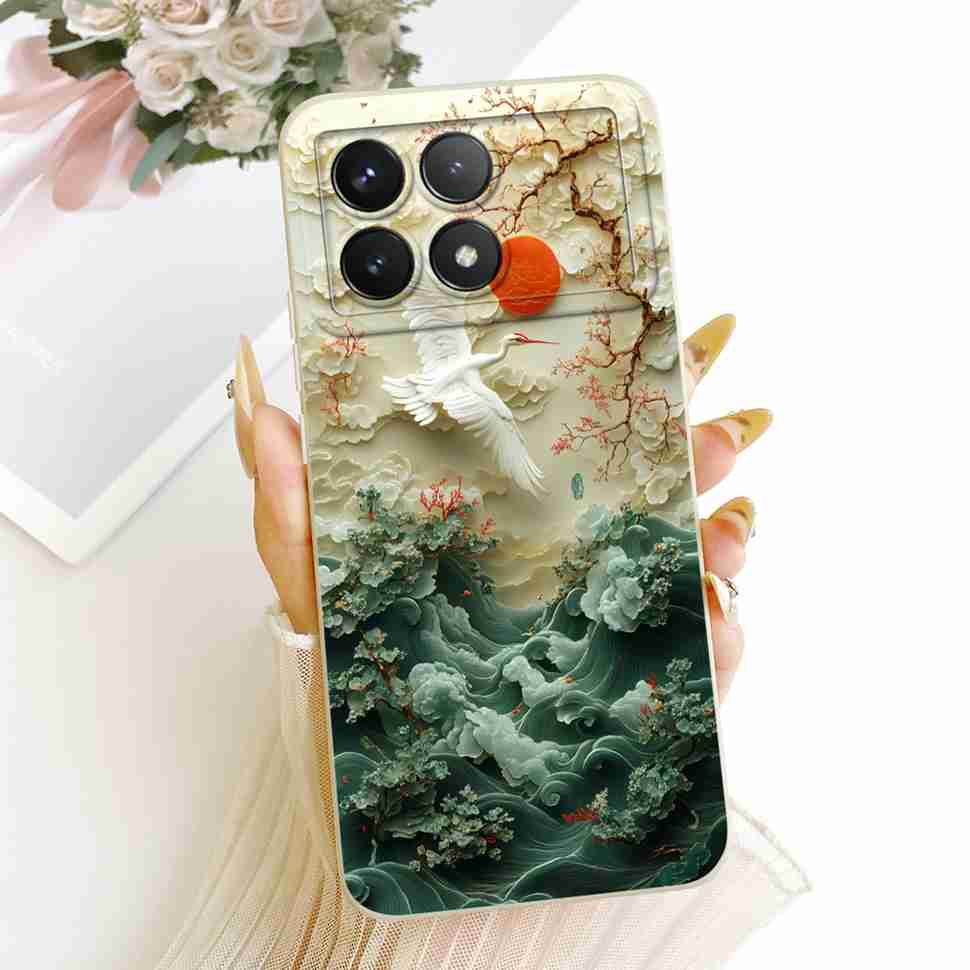 For Redmi K70 23113RKC6C Case Silicone Cute Cartoon Fashion Painting Back Cover For Redmi K 70 K70 5G Phone Cases Bumper Fundas