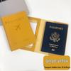 PU Leather Passport and Luggage Tag Set