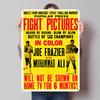 Joe Frazier Boxer Metal Posters Custom Vintage Metal Signs Wall Art Retro Tin Plaque for Man Cave Bedroom Decoration Gaming Home