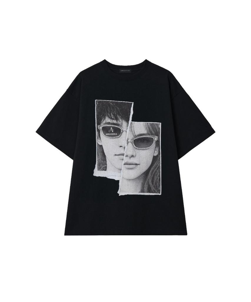 Amasika Unisex Pictorial Vintage Print T-Shirt