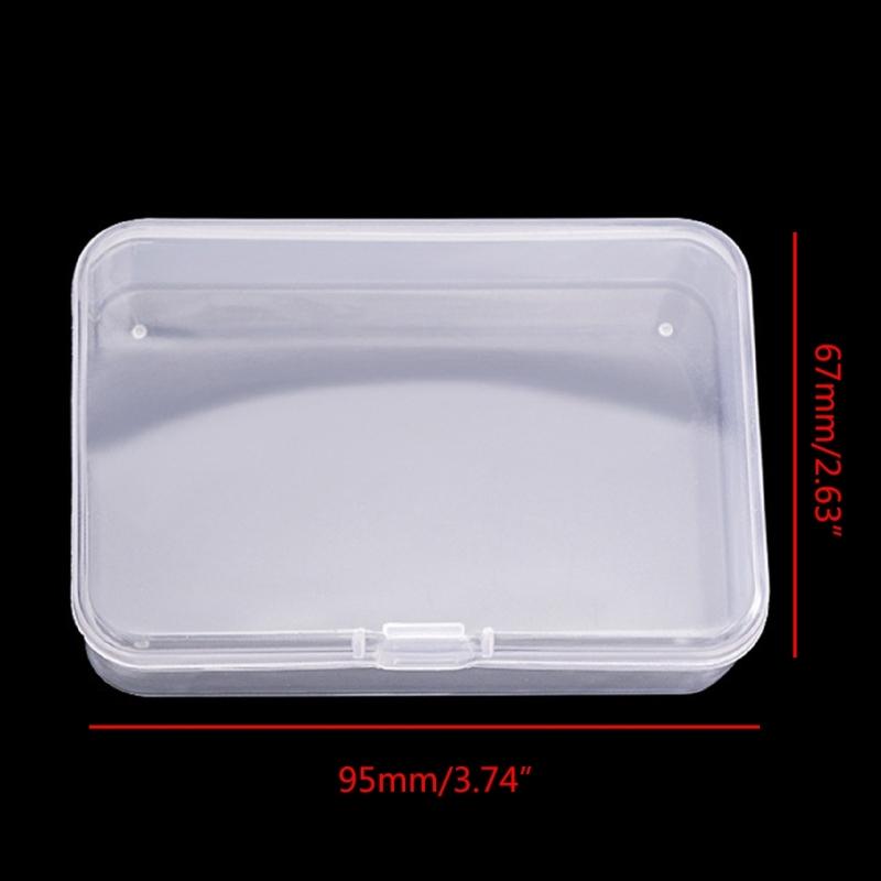 Jewelry Container Box Rectangular/Round Organizer for Case with Lid for Jewelry Earring Nail Art Charms Multipurpose Hol