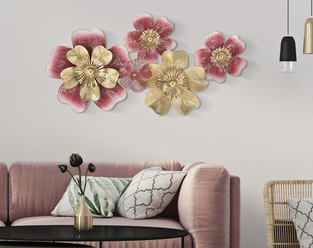 Iron Wall Panel Lobes 91.4X6.4X50.8 Cm