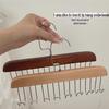 Multifunctional Wooden Hanger & Storage Rack for Clothes, Underwear & Ties