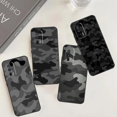 Czarny kamuflaż Nocny Kamuflaż Etui Dla Xiaomi 13 14 Ultra 13T 12T 11T 12 Lite POCO X6 M6 Pro X3 X4 X5 F3 F4 M5s F5 Pokrowiec