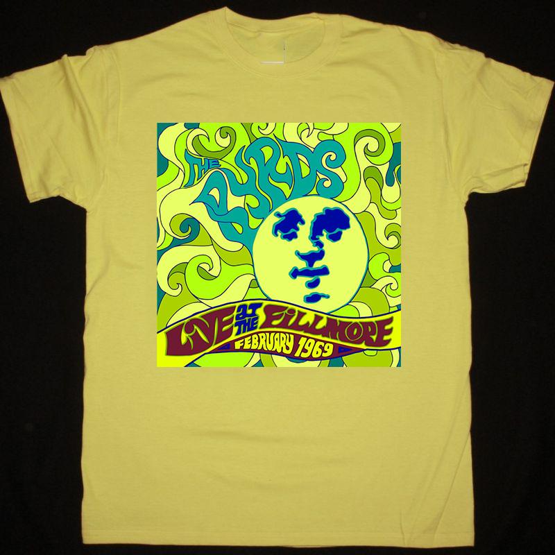 The Byrds Band Live At The Fillmore T Shirt Full Size S-5XL Unisex T-Shirt XL