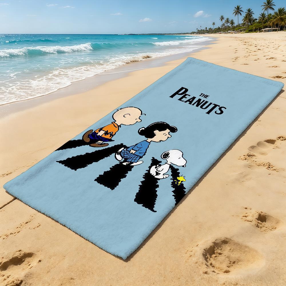 Comics Cute Towel For Outdoor S-SnoopyS-ES Camping Beach Towel Super Absorbent Quick-Drying Summer Towel