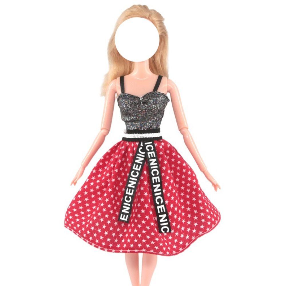 

Colorful 30CM Doll Dress Toys Dress 1/6 BJD Doll Clothes Handmade Girl Clothes Girl Gift E