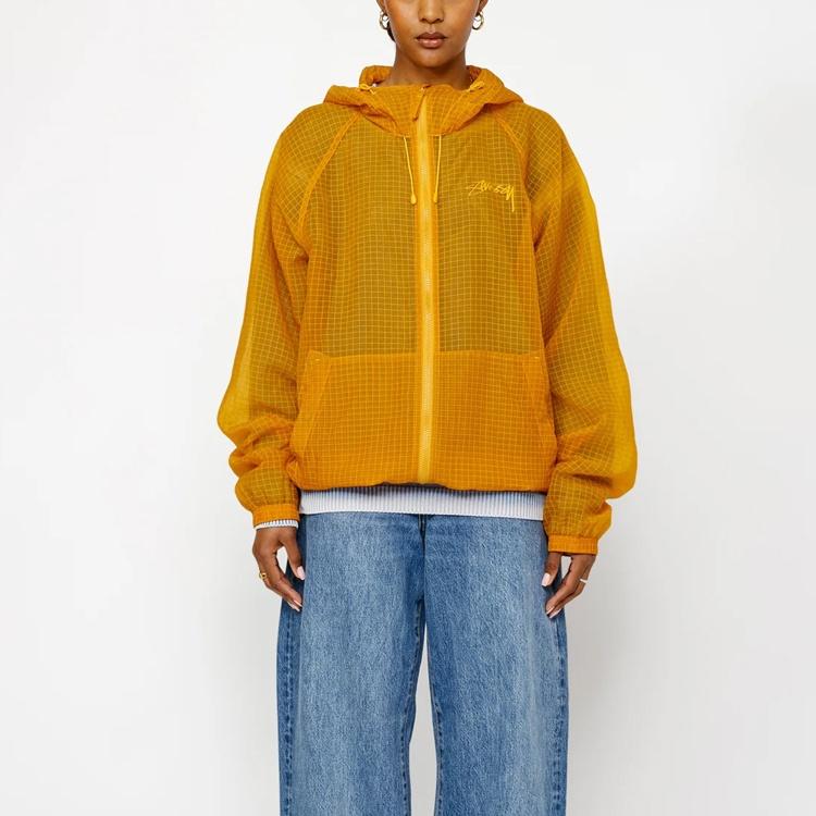 Stussy FW24 BEACH SHELL TRANSPARENT RIPSTOP logo Unisex 115779