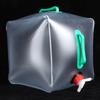 20L Collapsible Water Bag Folding Bucket Container Portable Water Carrier for Outdoor BBQ