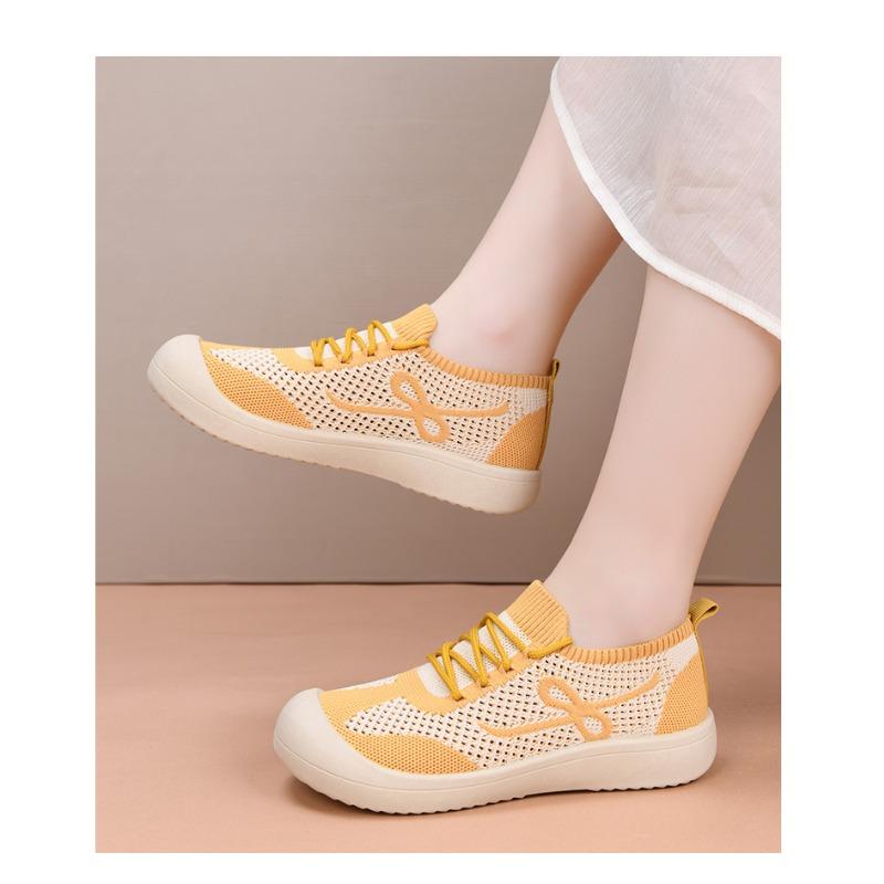 Women‘s Shoes Summer Anti-Slip Wear-Resistant Comfortable Cloth Flat Slip-On Soft-Sole Versatile Casual Single.