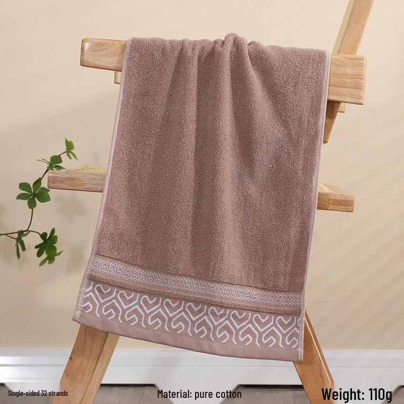 Thick Absorbent Pure Cotton Face Towel for Adults
