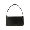 Burberry Black Leather TB Monogram Hobo Shoulder Bag With Gold Hardware For Daily Use