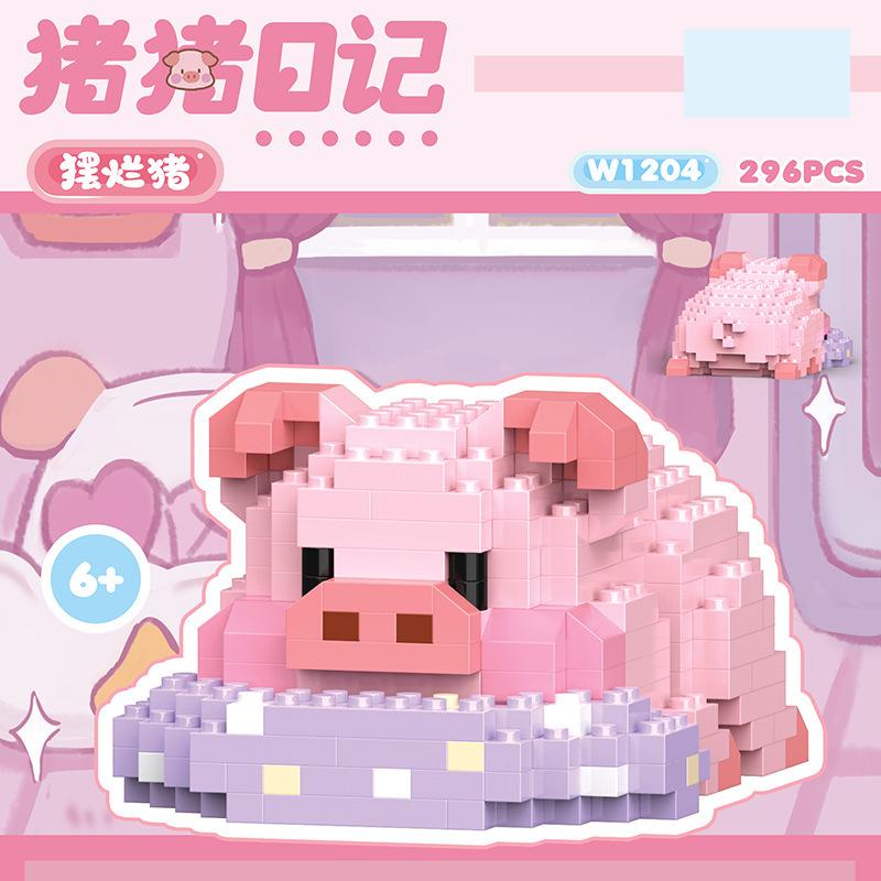 Cat Animals 3d Constructor Model Building Set Mini Bricks Building Blocks Toys for Children Girls 7 to 10 Year Adults Boy Block