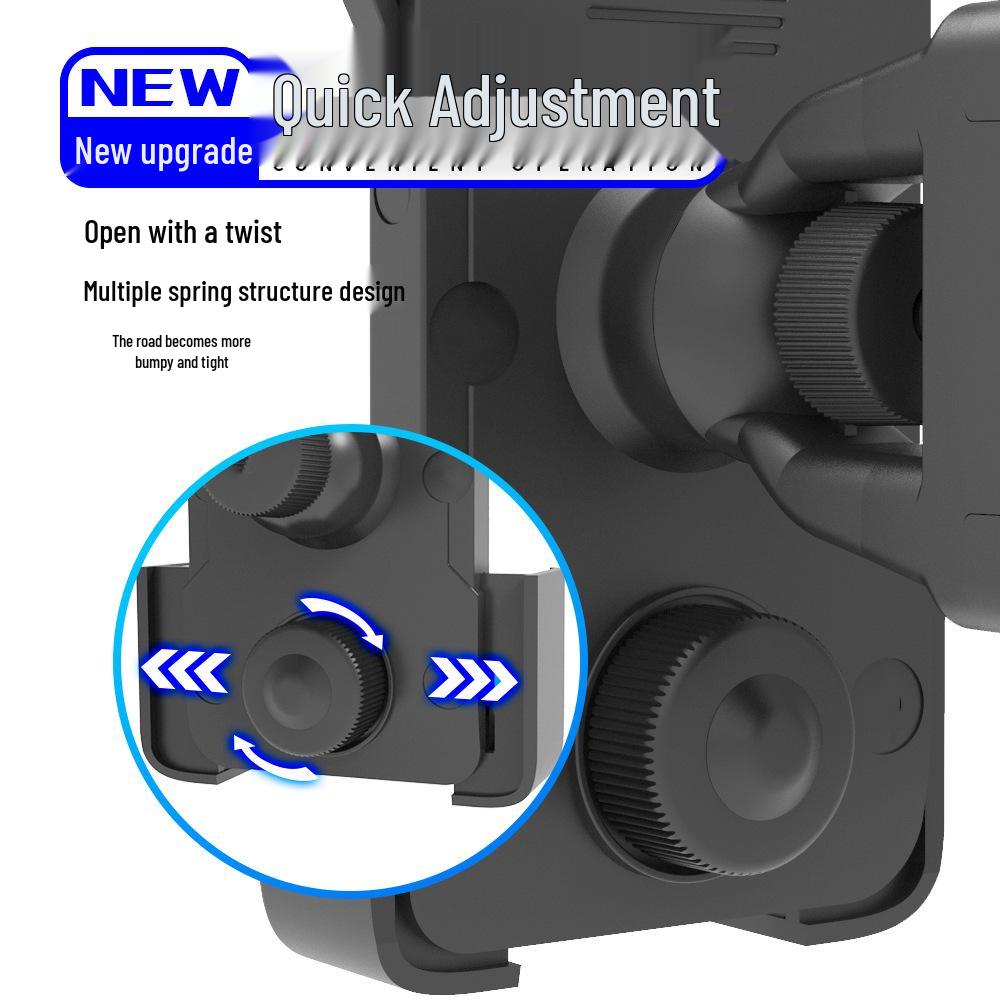 Aluminum Alloy Phone Holder for Bicycles and Motorcycles