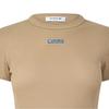 Lacoste Womens/Ladies Ribbed Fleece Crew Neck T-Shirt